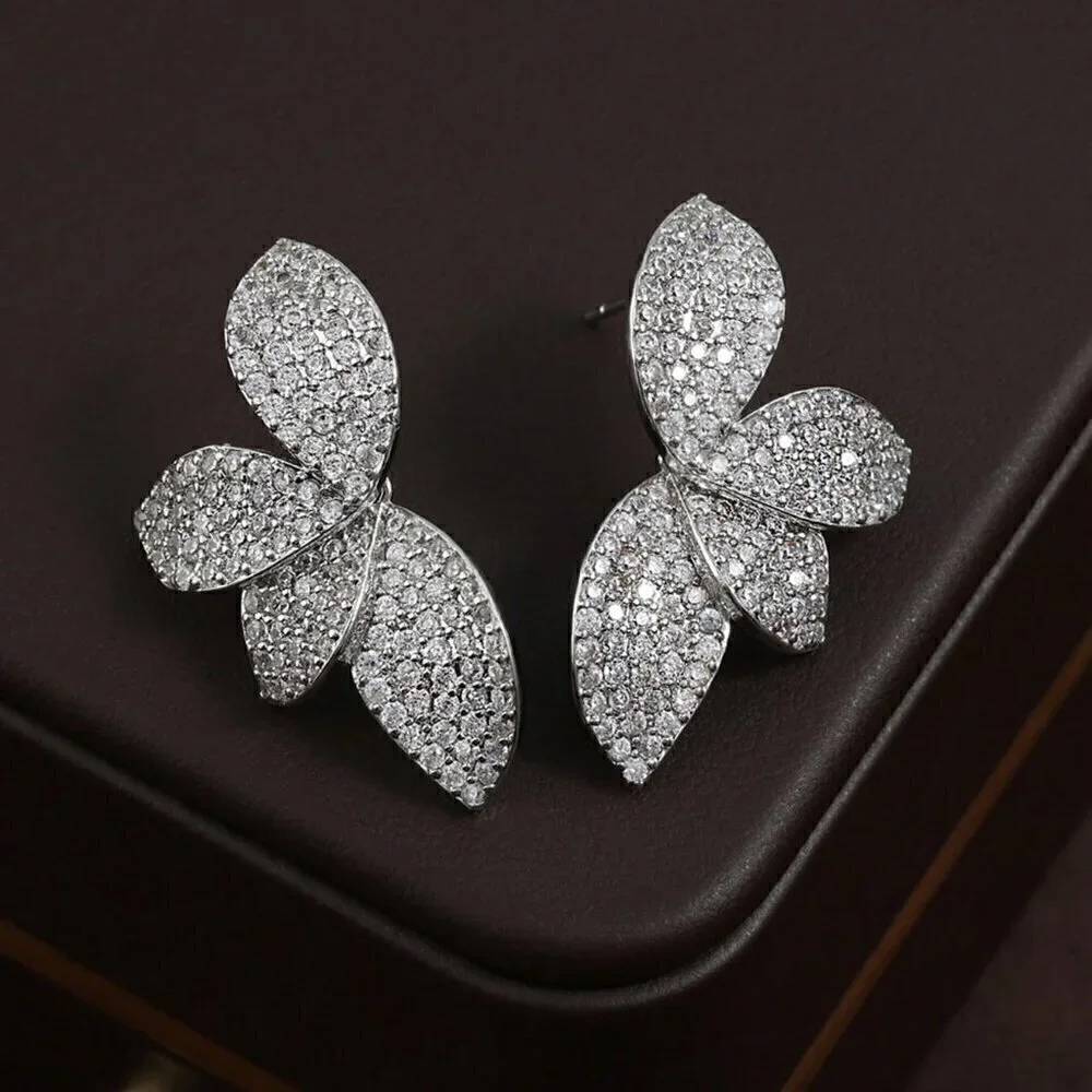 Women's Rakol Elegant Copper Irregular-Shaped Earrings